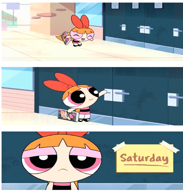 Powerpuff Girls Rush Hour Game Saturday Comic Screenshot.