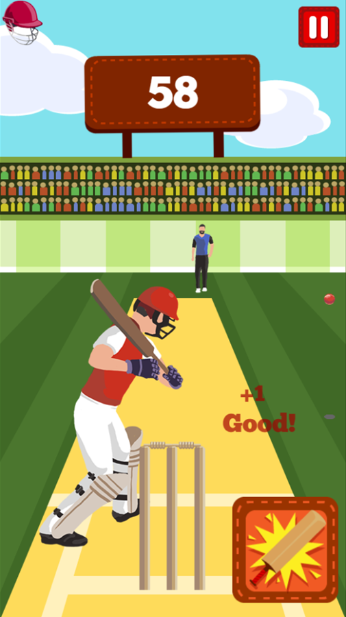Pro Cricket Champion Game Good Swing Screenshot.