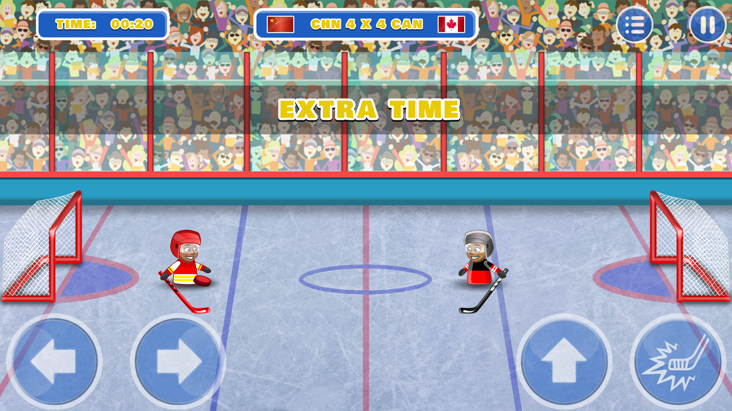 Puppet Hockey Battle Game Screenshot.