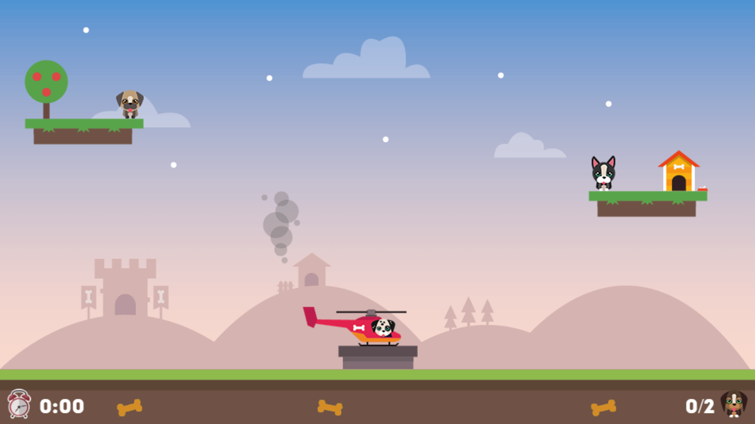 Puppy Rescue Game Screenshot.