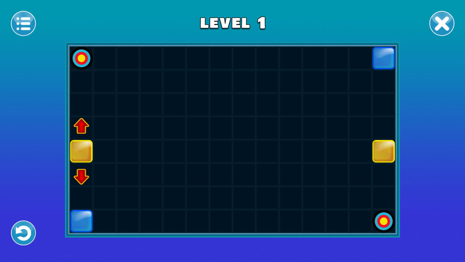 Pushing Blocks Game Level Play Screenshot.