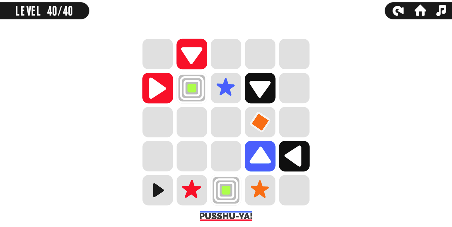 Pusshu Ya Game Final Level Screenshot.