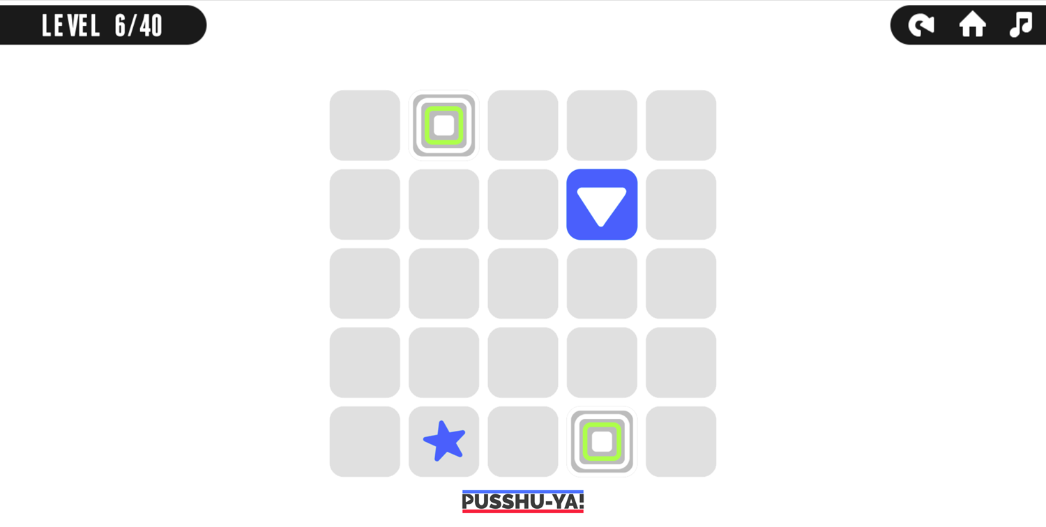 Pusshu Ya Game Warp Level Screenshot.