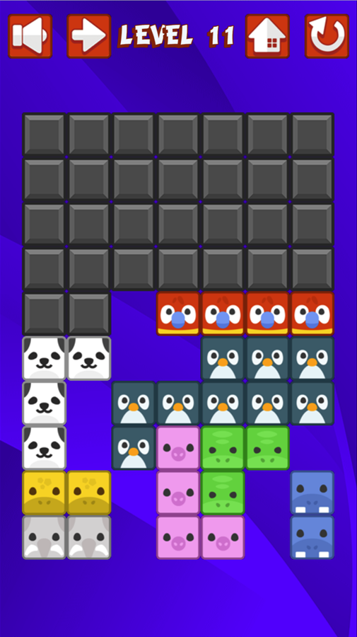 Puzzle Animal Mania Game Screenshot.