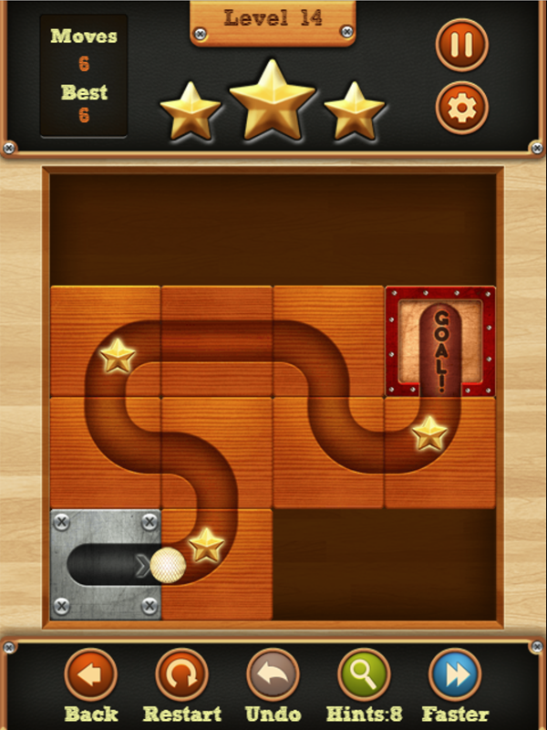 Puzzle Ball Gameplay Screenshot.