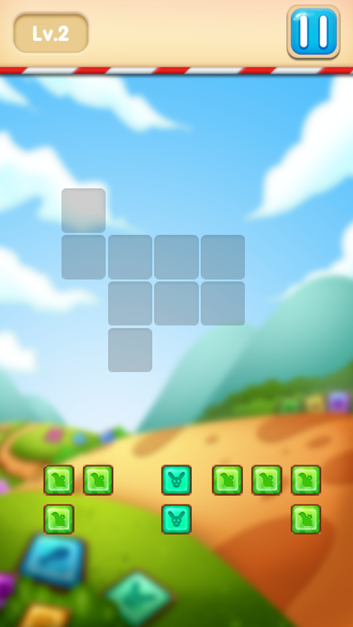 Puzzle Block Game Next Level Screenshot.
