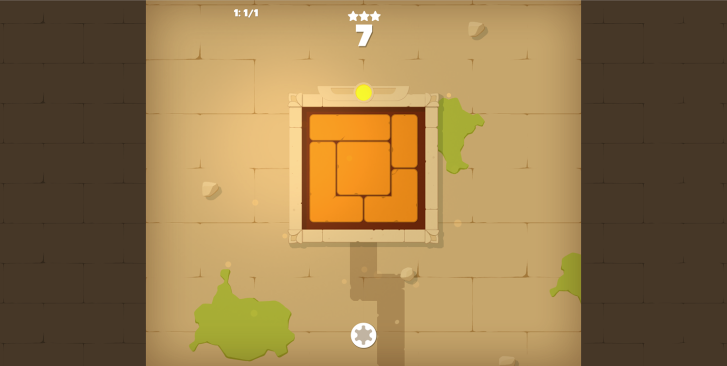 Puzzle Blocks Ancient Egypt Level Complete Screenshot.