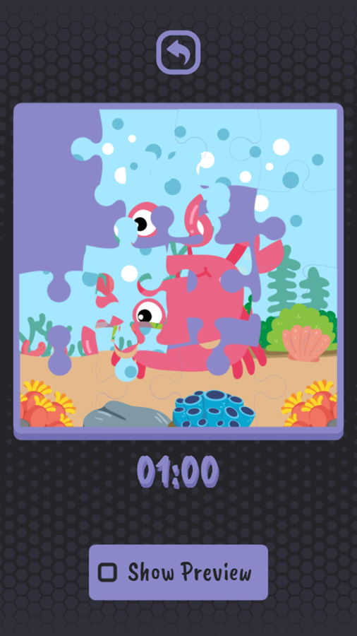 Puzzle Jigsaw Game Play Screenshot.