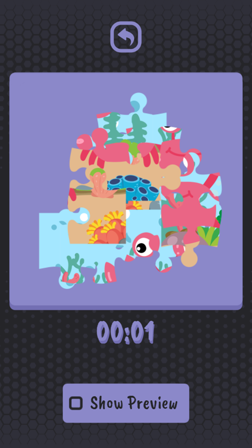 Puzzle Jigsaw Game Level Start Screenshot.