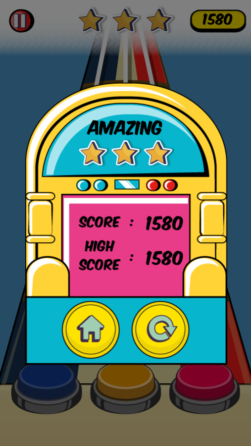 Queen of Pop Choose Song Game Level Complete Screenshot.