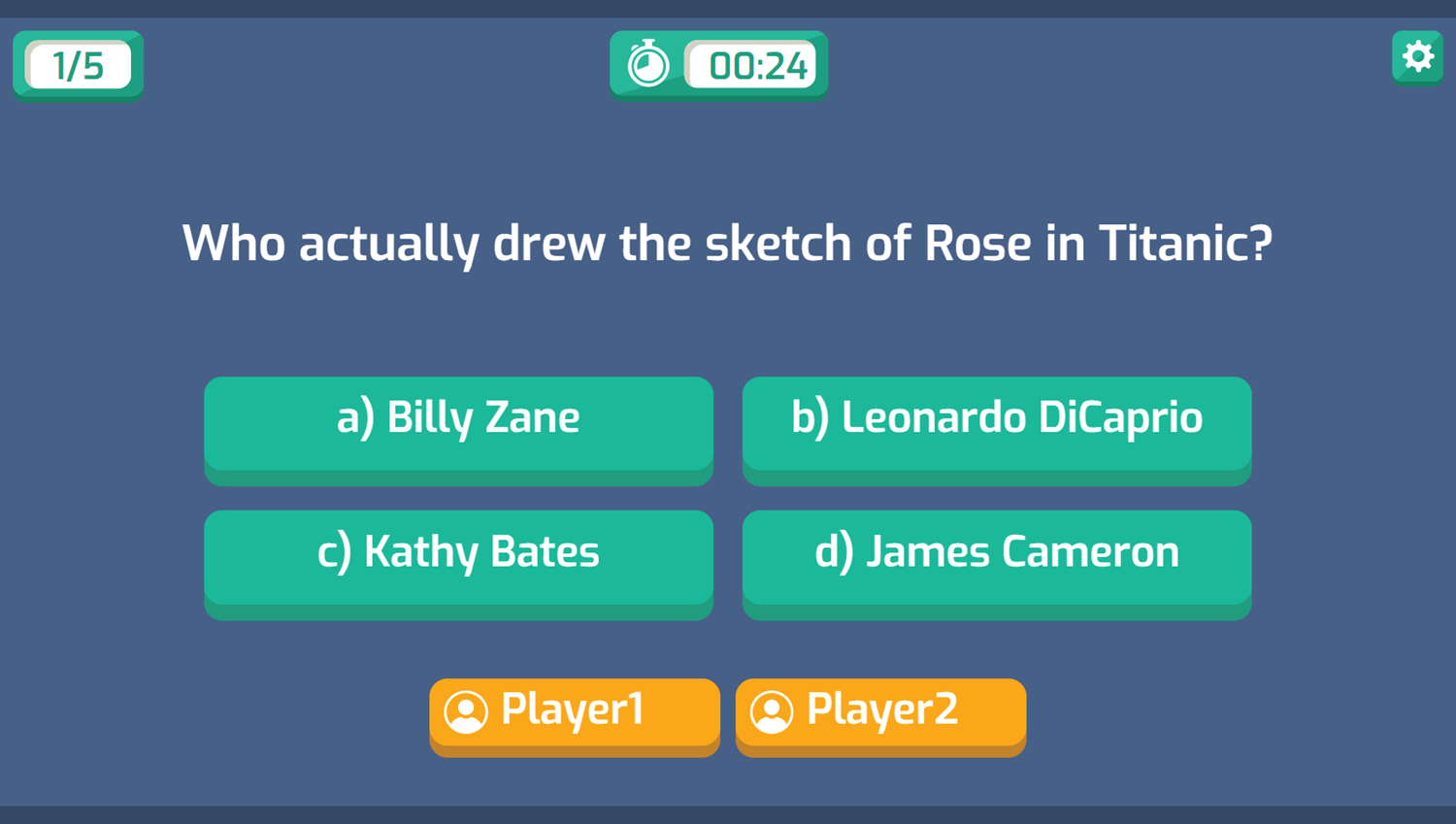 Quiz Game Vs Game Question Screenshot.