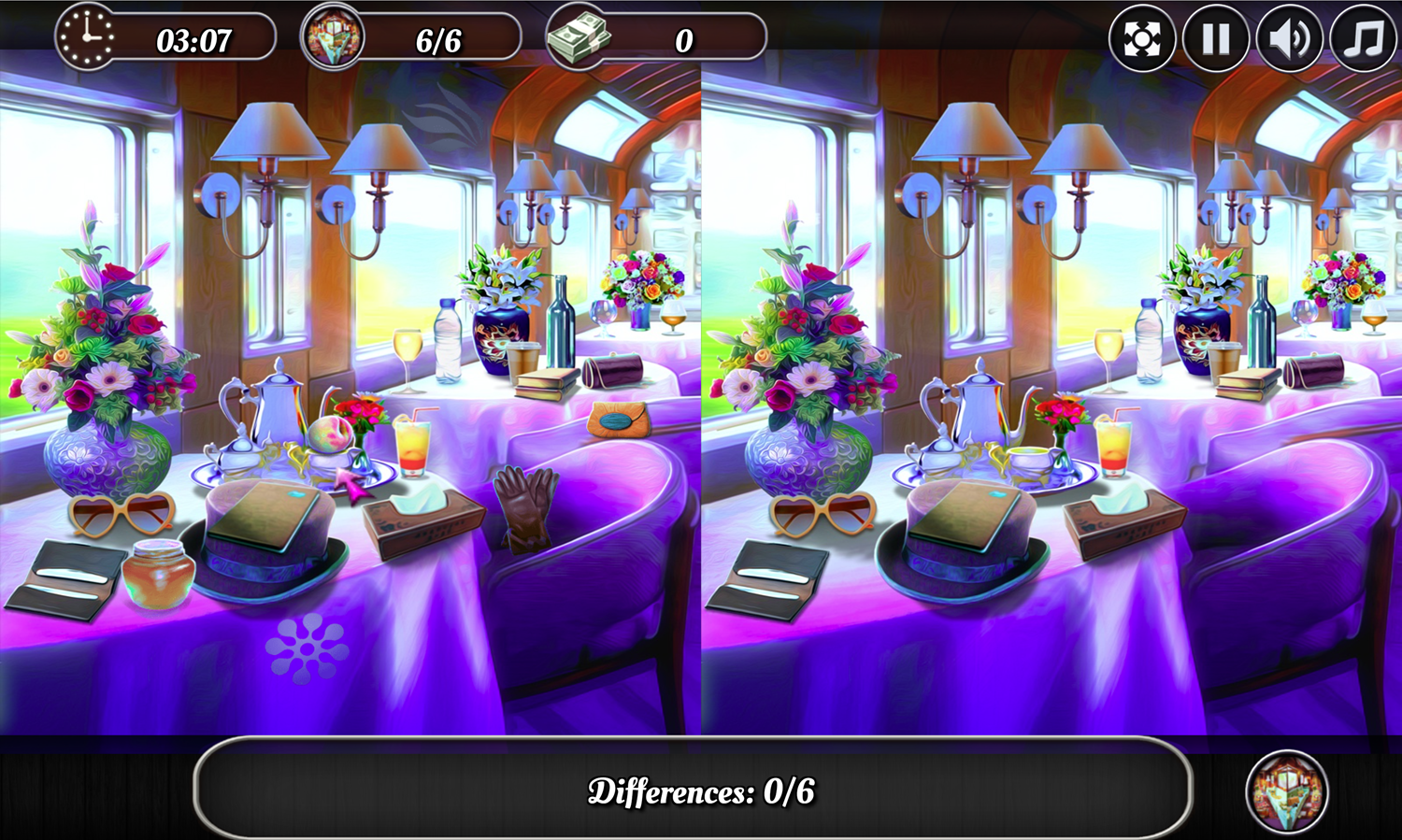 Railway Mysteries Game Find the Differences Stage Screenshot.