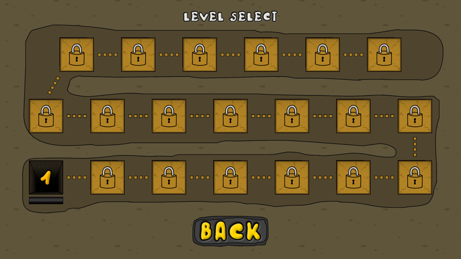 Rainbow Friends Survival Game Level Select Screenshot.