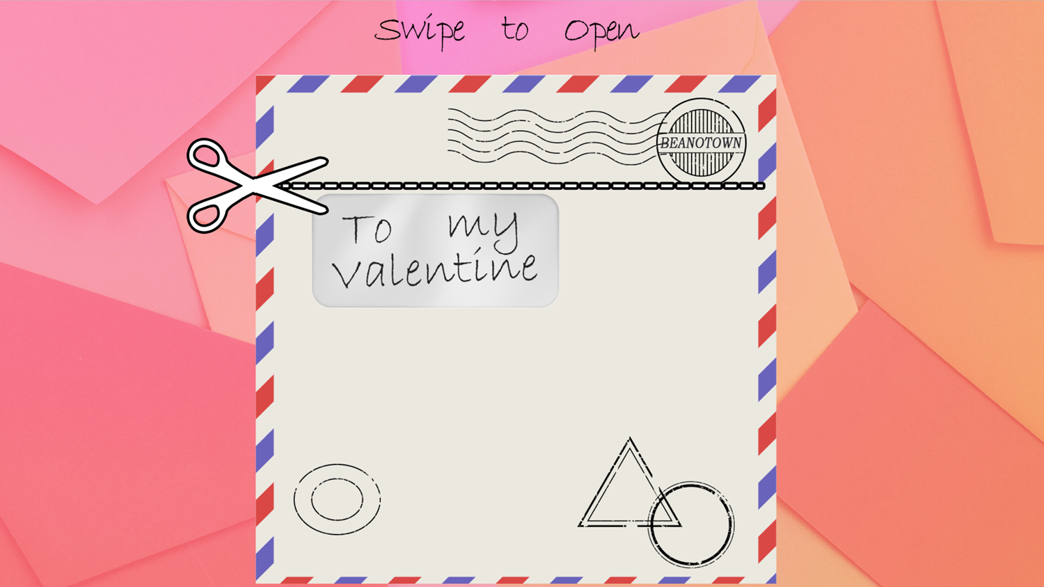 Random Valentine Generator Game Screenshot.