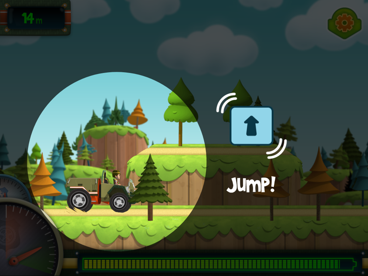 Ranger Rob Chipper Challenge Game Controls Screenshot.