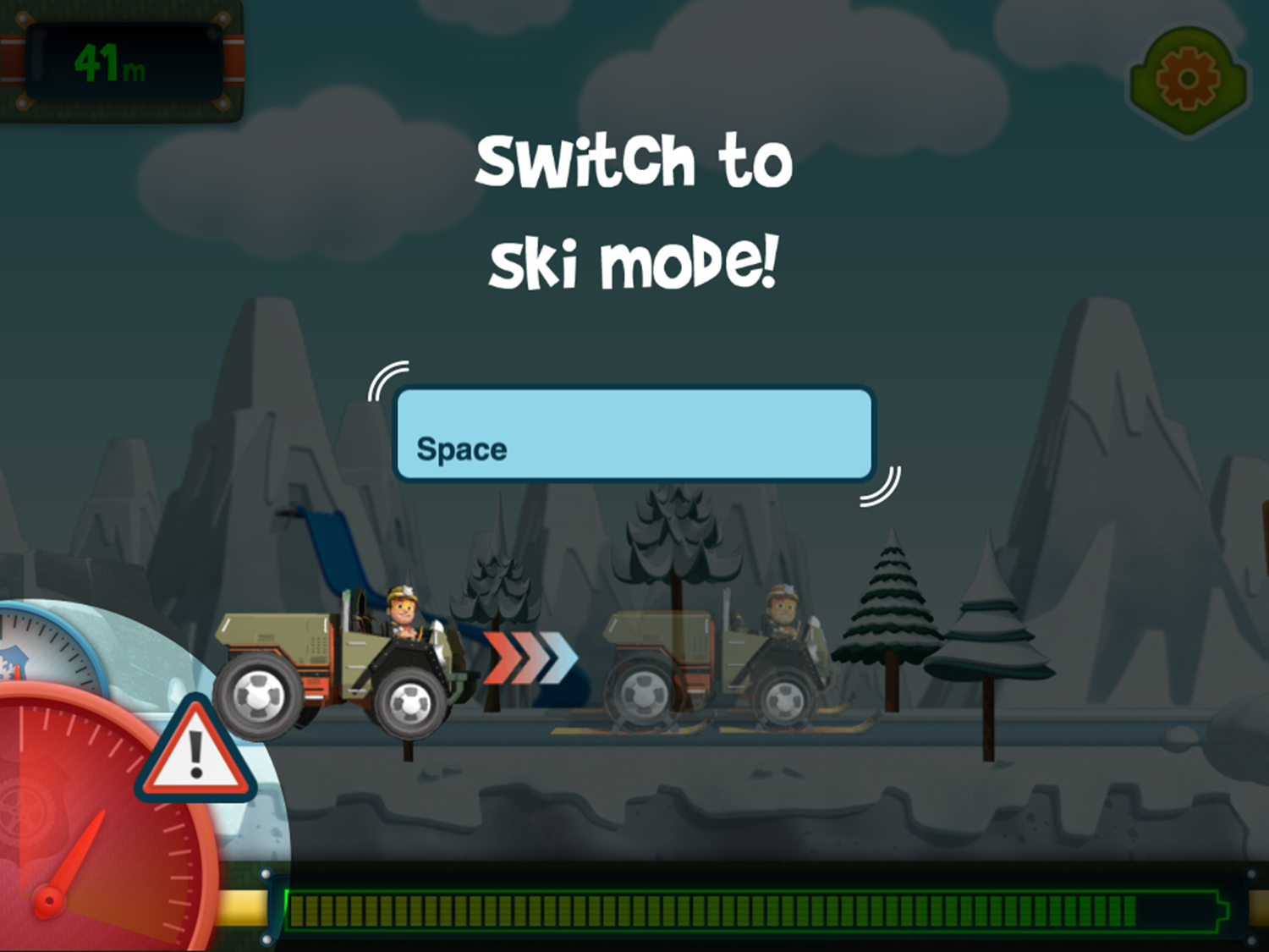 Ranger Rob Chipper Challenge Game Switch To Ski Screenshot.