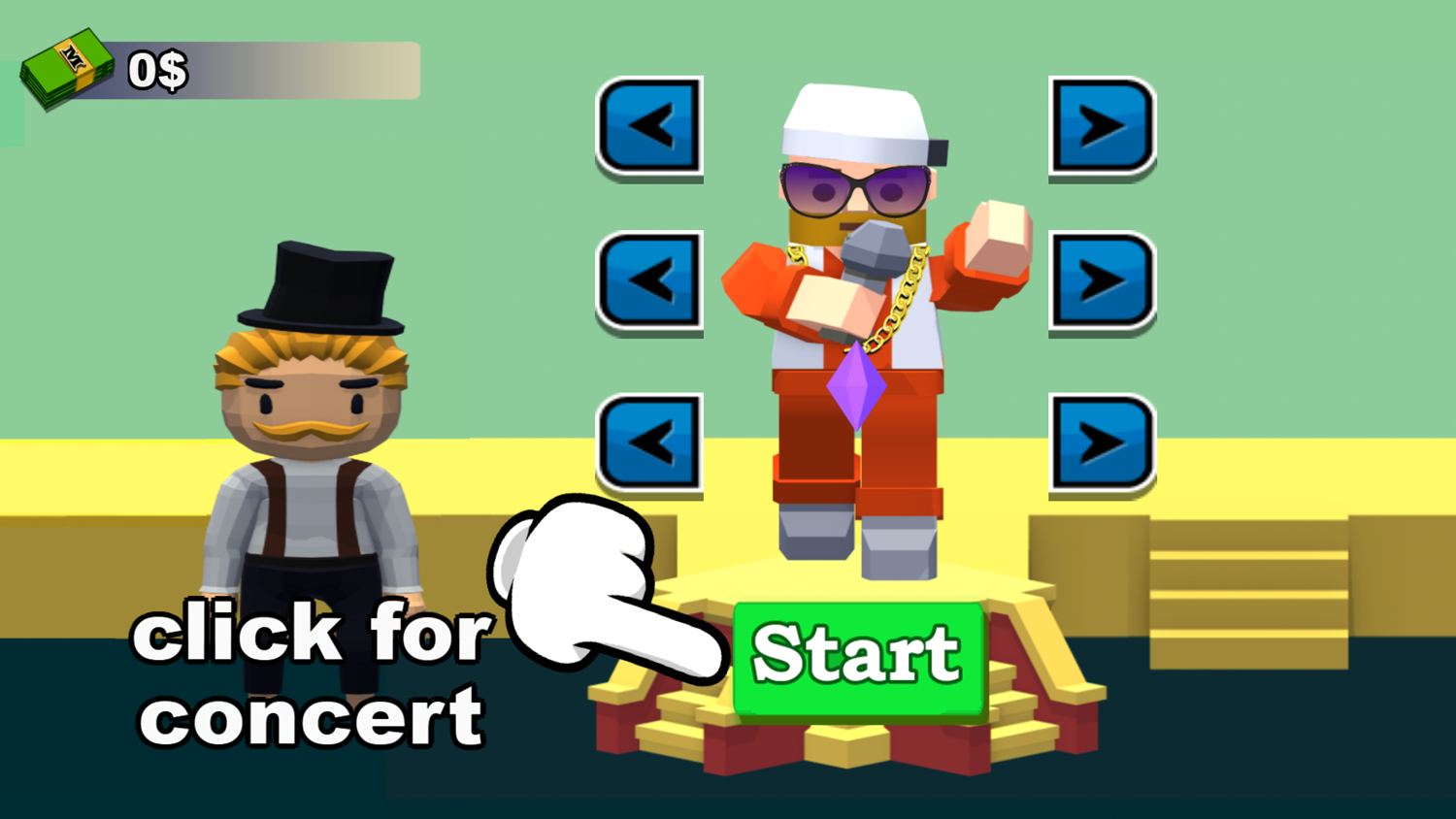 Rapper Hip Hop Dance Game Pick Clothes Screenshot.