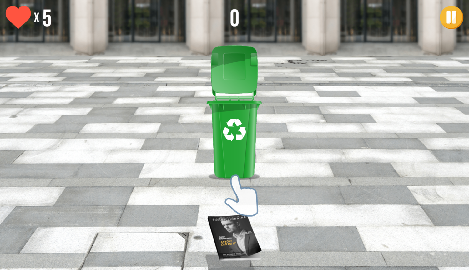 Recycling Hero Game How To Play Screenshot.