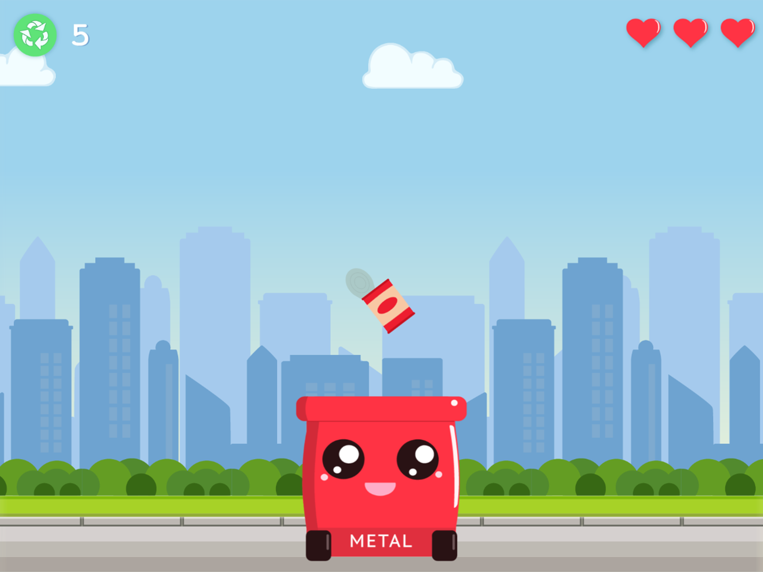 Recycle Waste Game Play Screenshot.