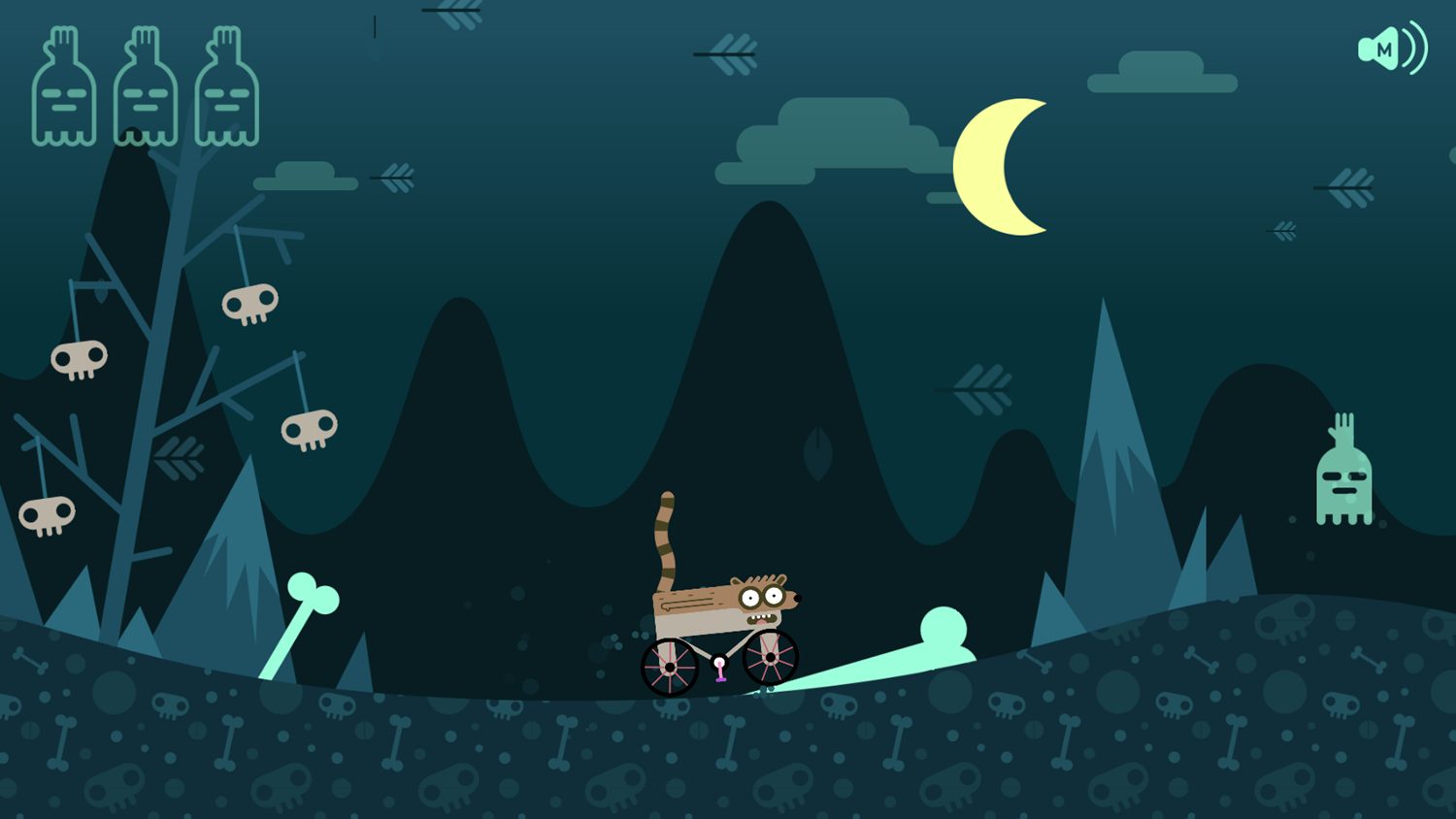 Regular Show Rigbmx Game Play Screenshot.