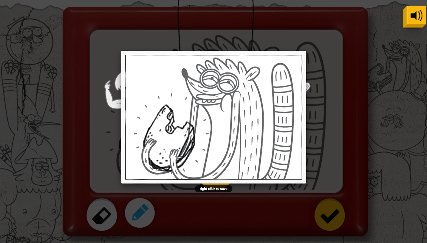 Regular Show Storyboard Game Final Artwork Screenshot.