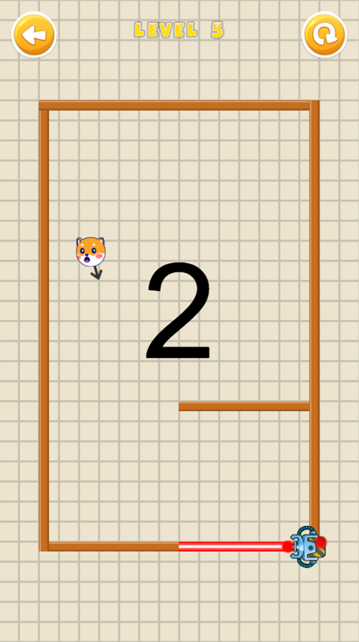 Rescue Dog Puzzle Game Screenshot.