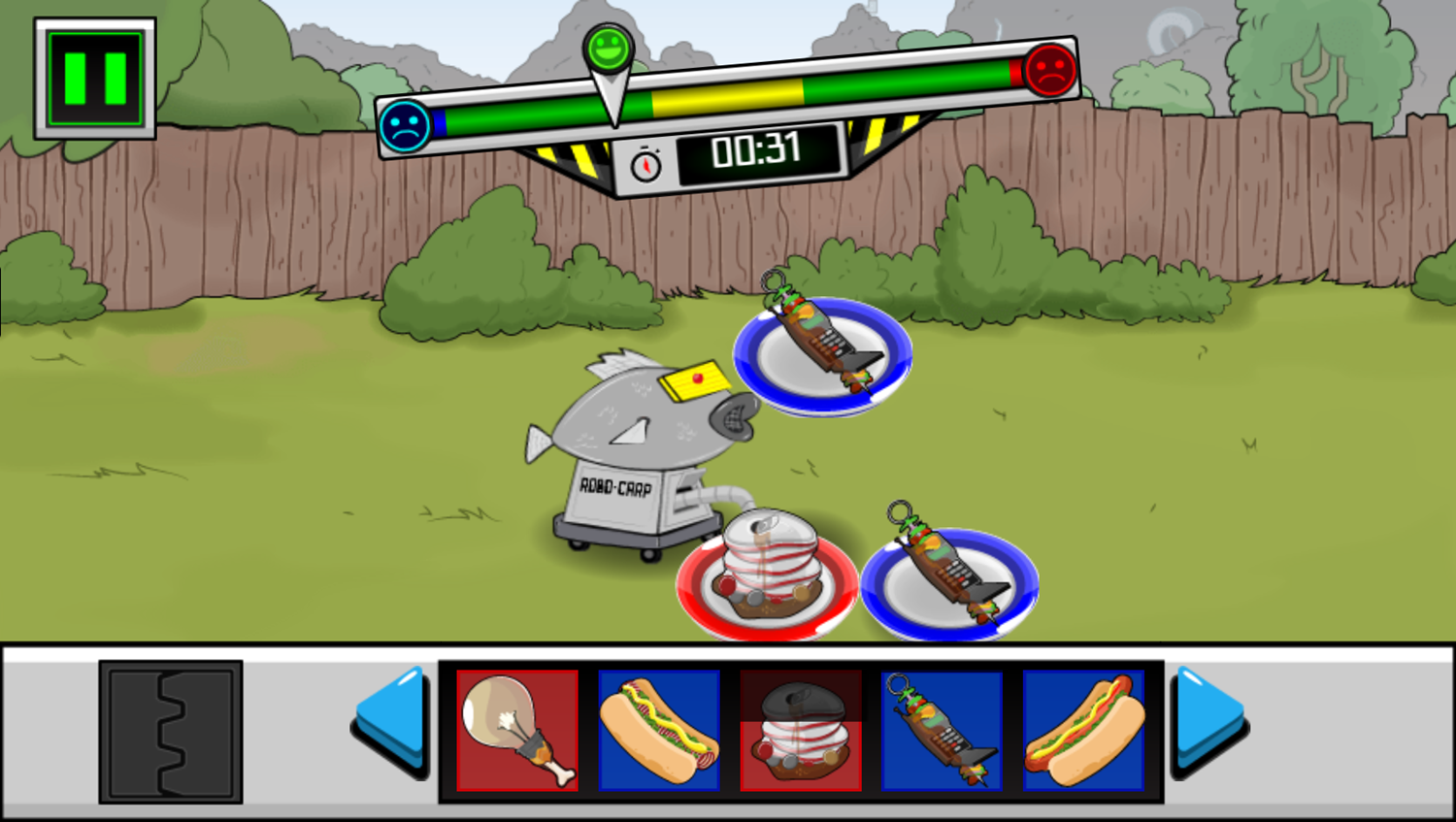 Robo-Carpe Diem Game Play Screenshot.