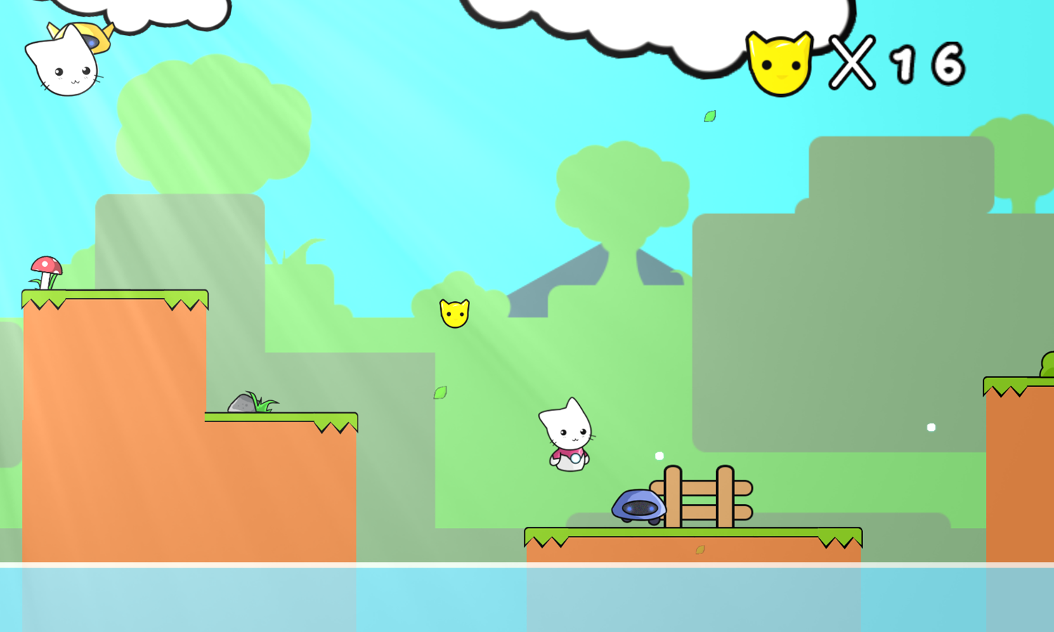 Robo-Cat Game Play Screenshot.