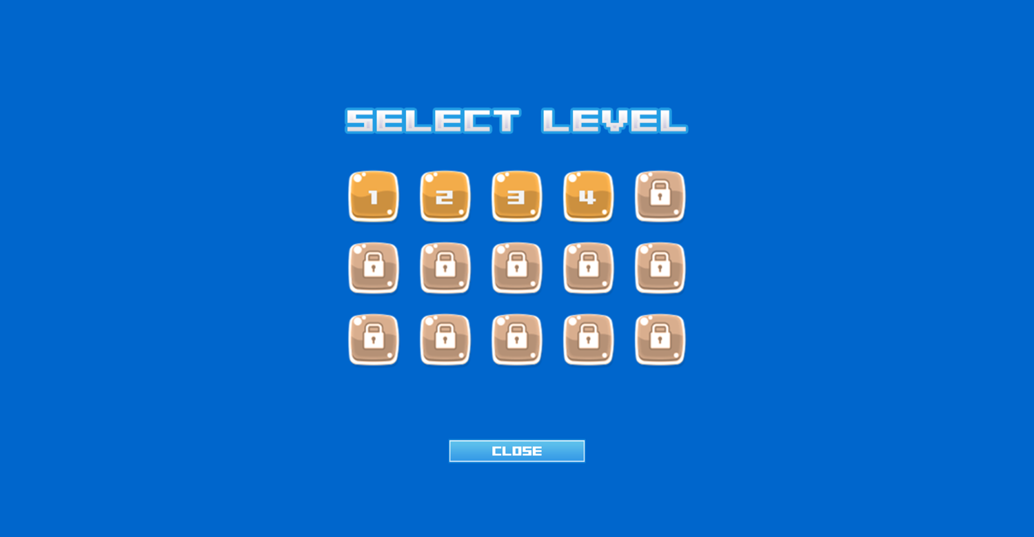 Robo Escape Level Select Screenshot.