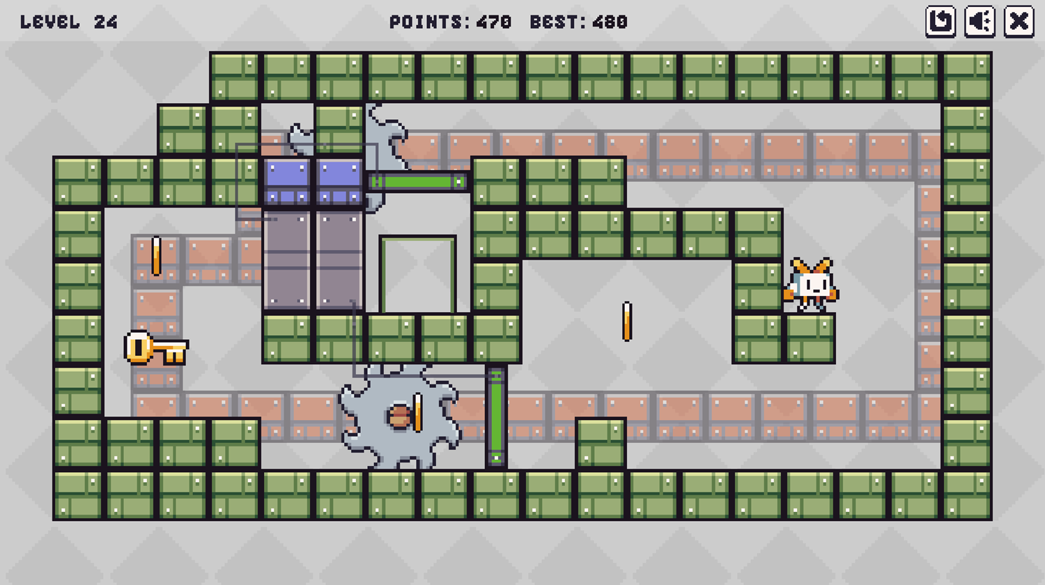Robo Exit Game Final Level Screenshot.