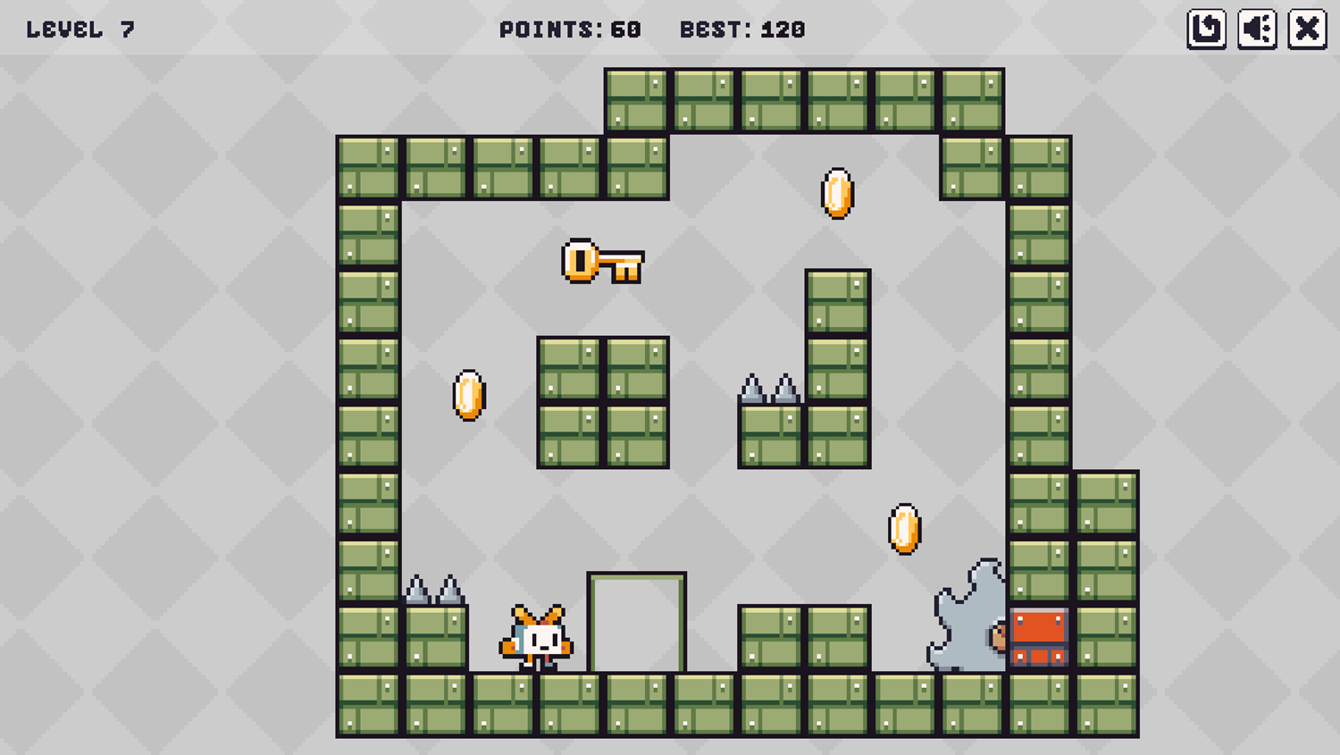 Robo Exit Game Level Progress Screenshot.