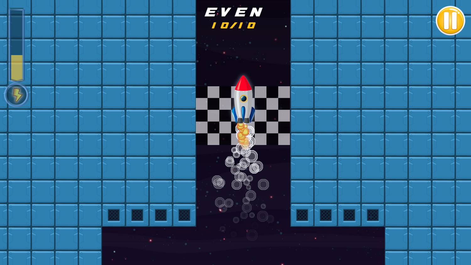 Rocket Balance Even Odd Game Level Complete Screenshot.