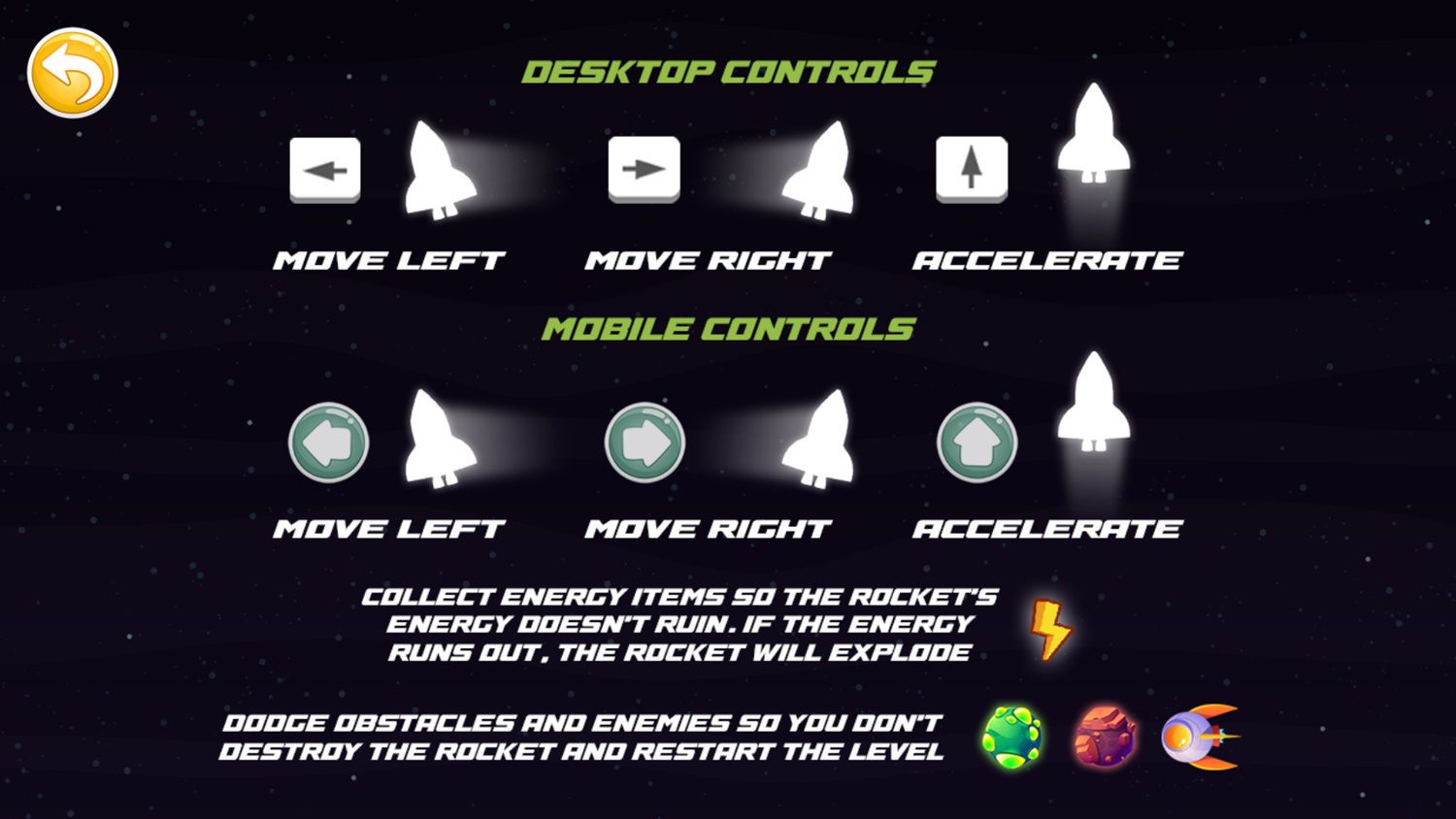 Rocket Balance Game How To Play Screenshot.