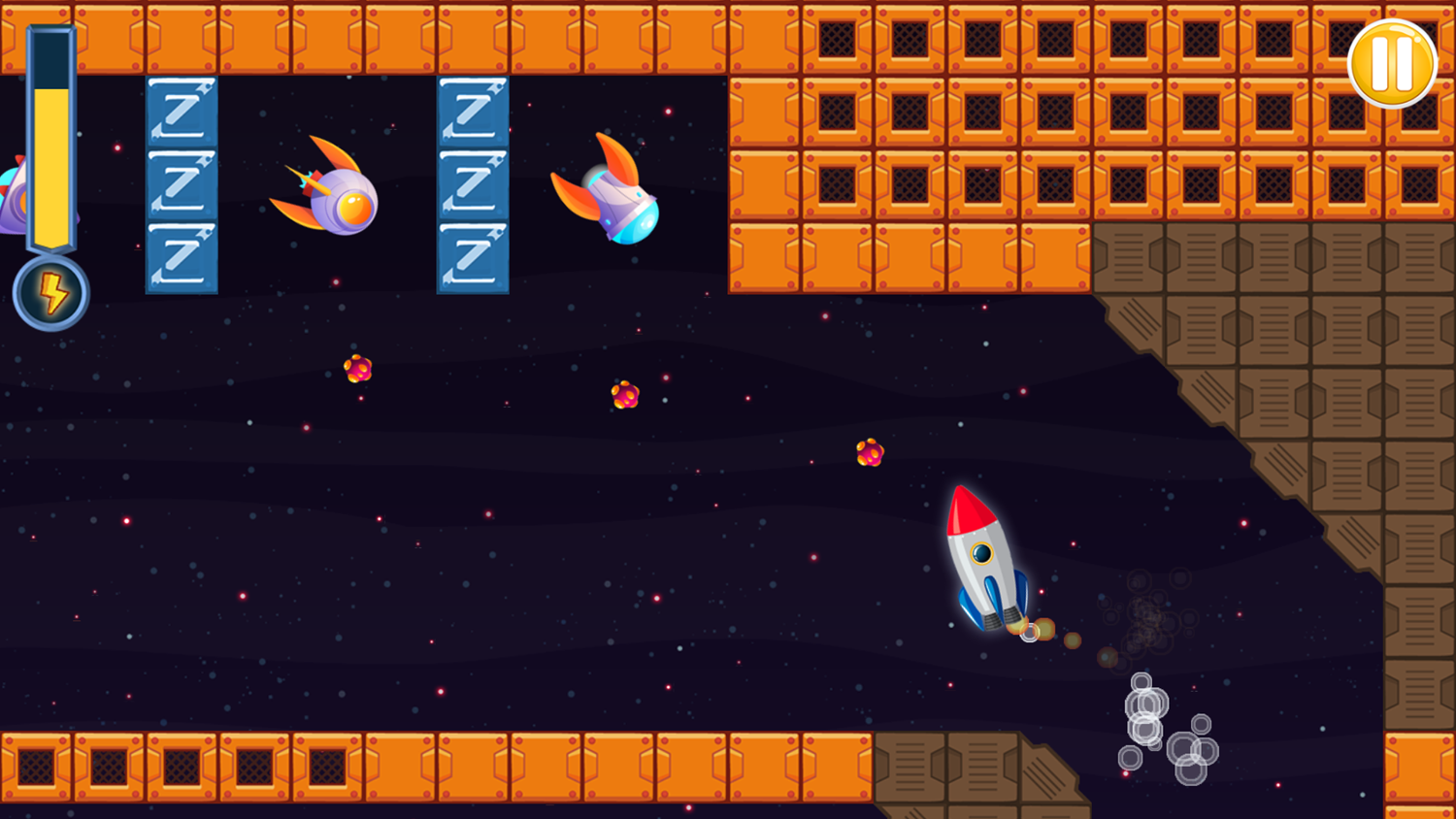 Rocket Balance Game Level Progress Screenshot.