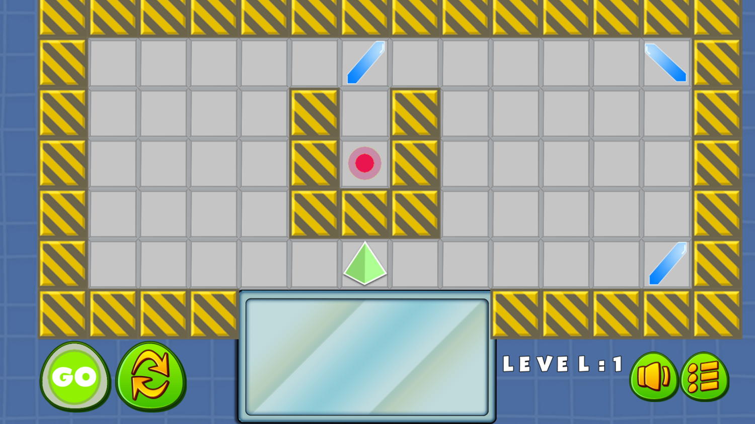 Rubi's Lazer Maze Game Play Screenshot.