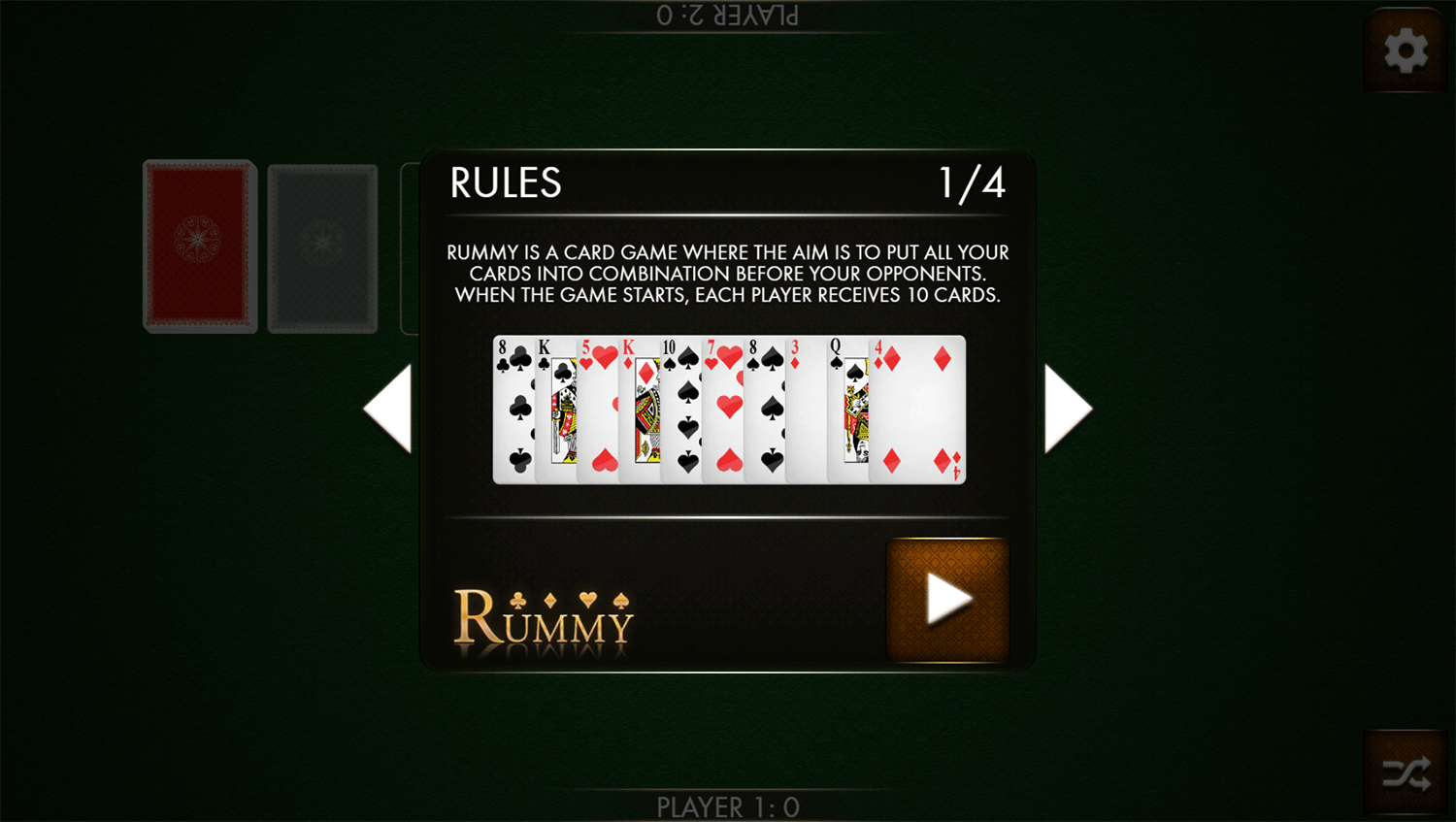 Rummy Game How To Play Screenshot.