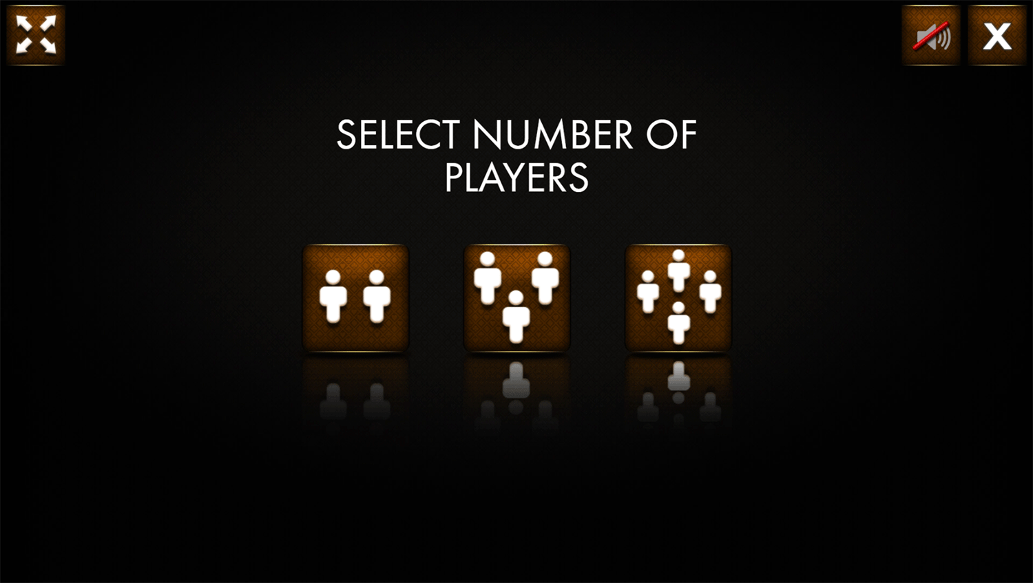 Rummy Game Player Number Select Screenshot.