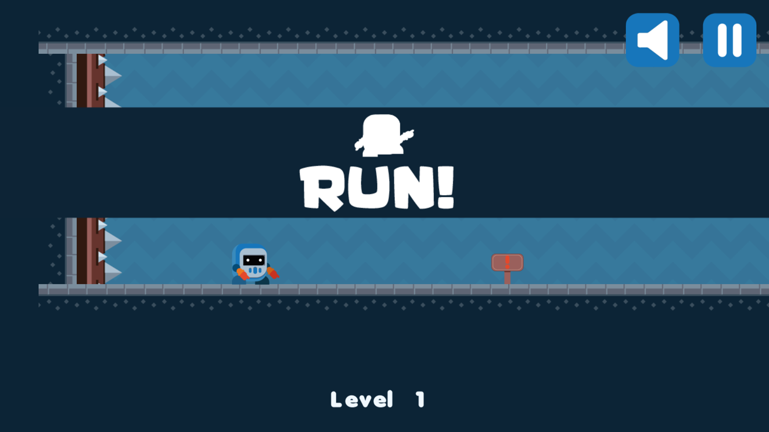 Run and Escape Game Start Screenshot.