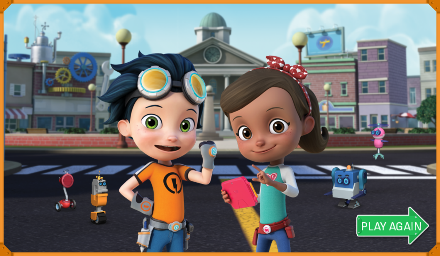Rusty Rivets Bits on the Fritz Game Complete Screenshot.