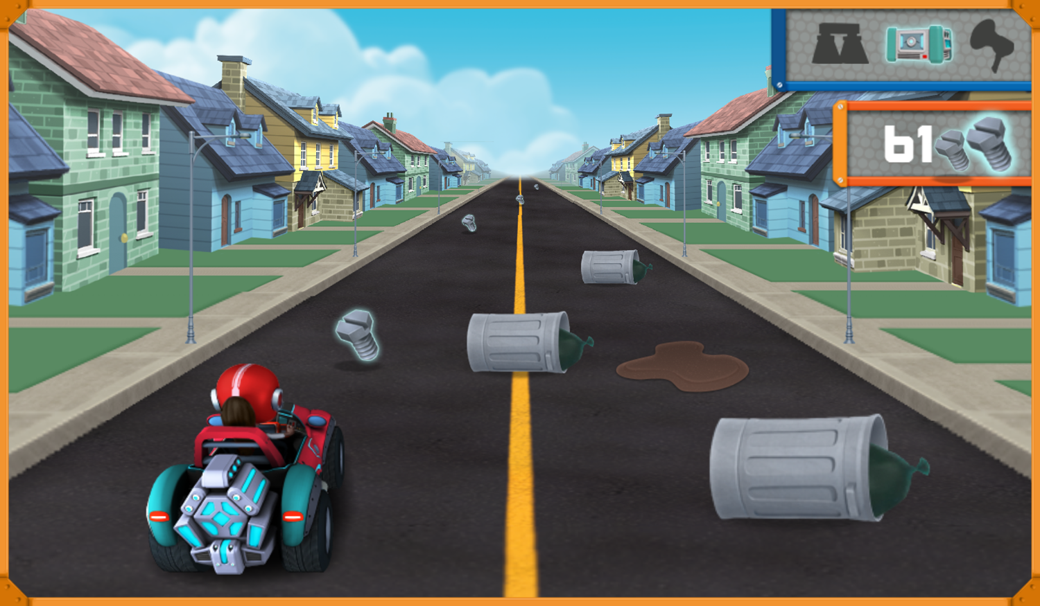 Rusty Rivets Bits on the Fritz Game Play Screenshot.