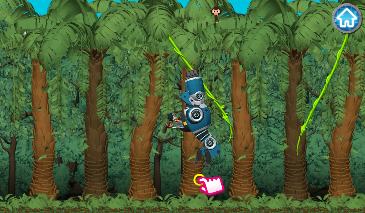 Rusty Rivets Jungle Rescue Game How To Play Screenshot.