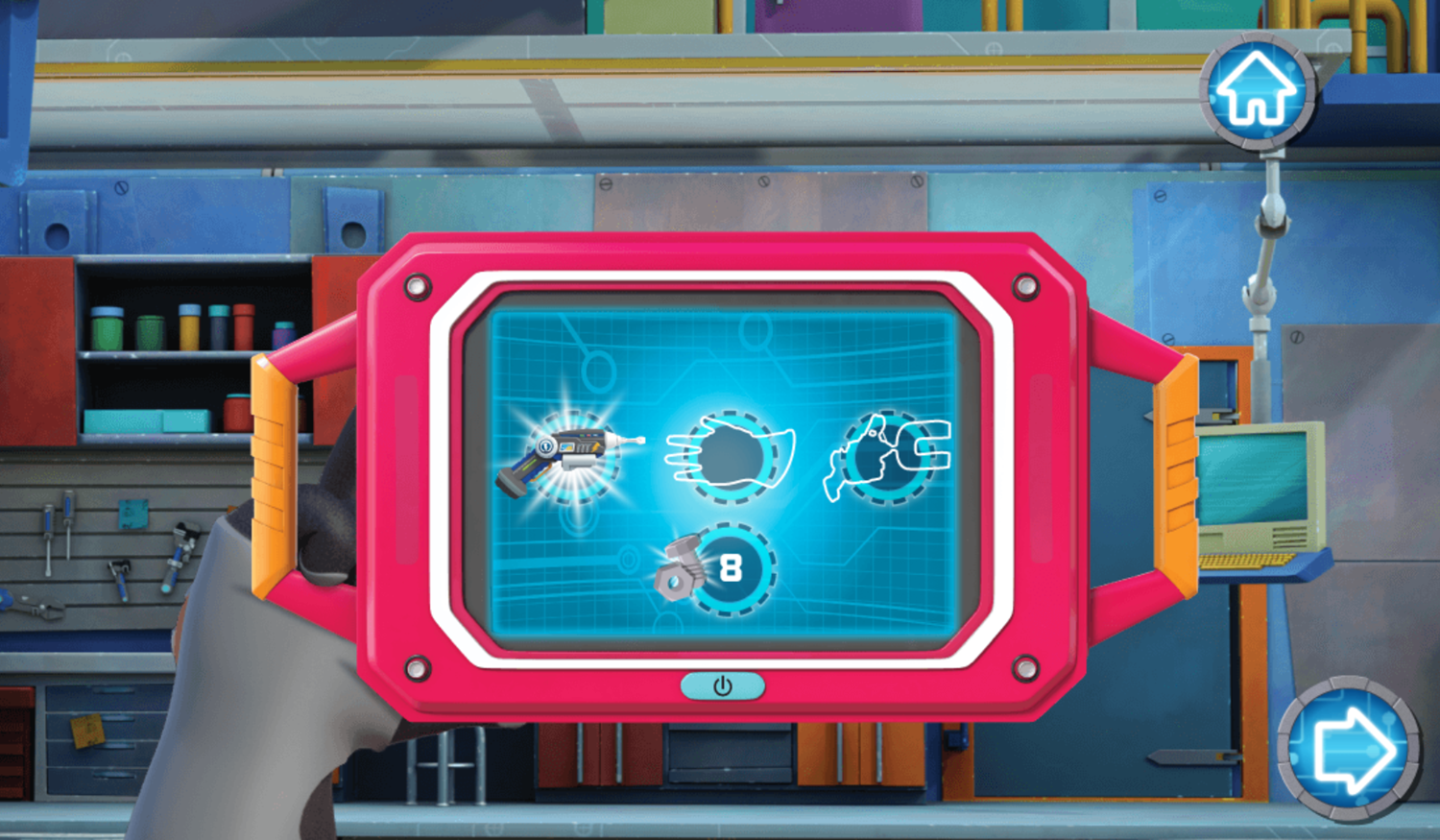 Rusty Rivets Scavenger Hunt Game Get Gadget Screenshot.