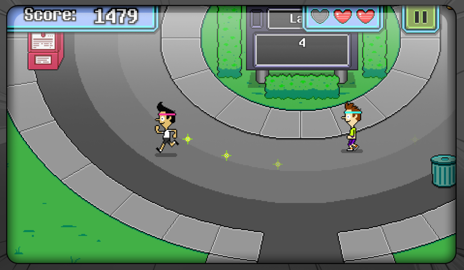 Sanjay and Craig Frycade Game Cul-De Sac-Man Game Play Screenshot.