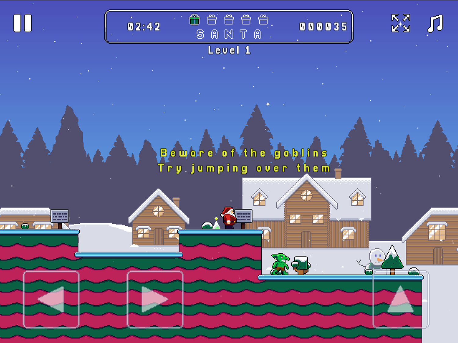 Santa Games Beware Goblins Screenshot.