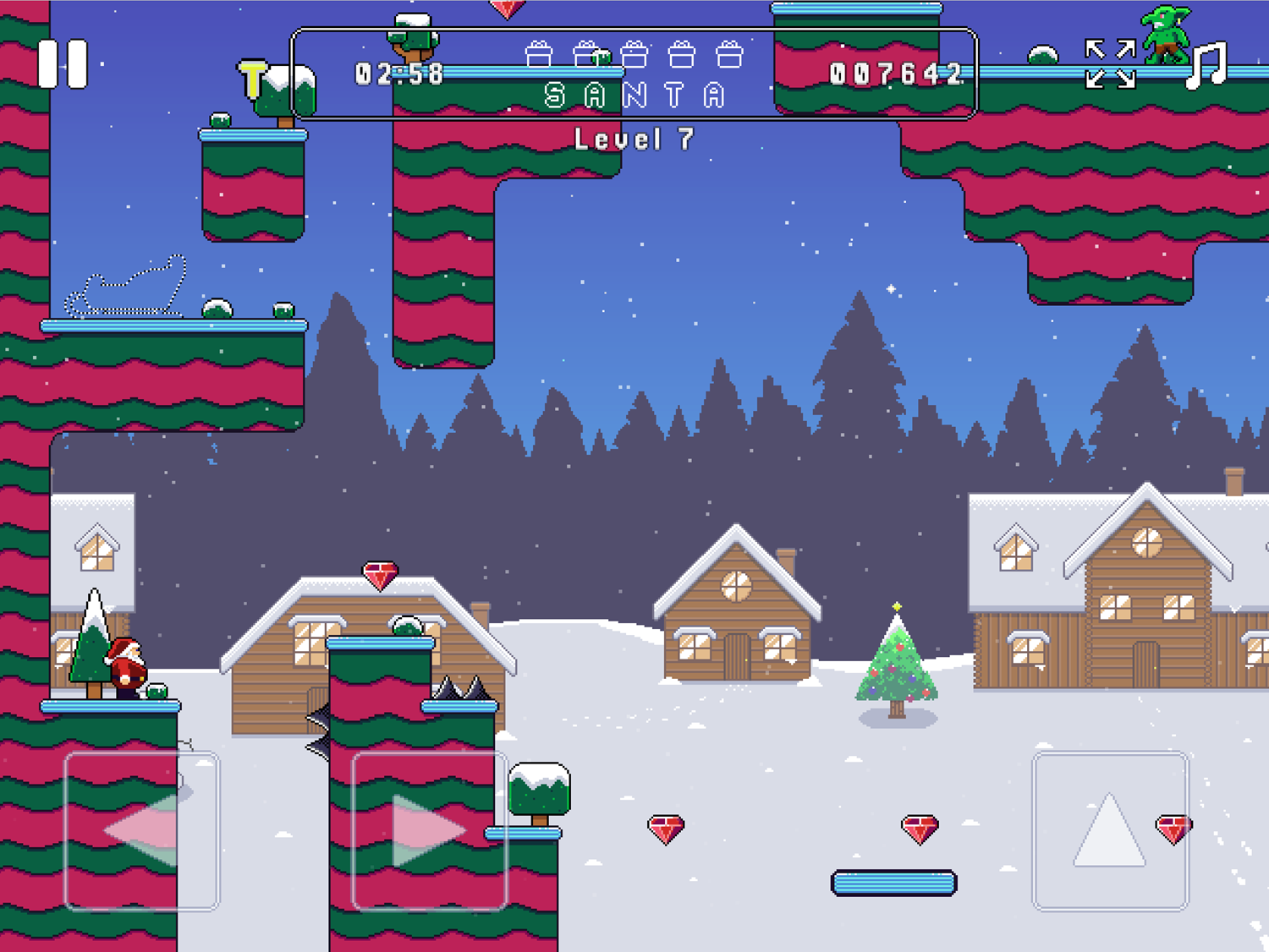 Santa Games Final Level Screenshot.