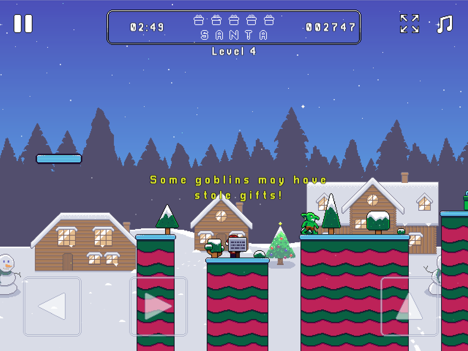 Santa Games Goblins Stole Gifts Screenshot.