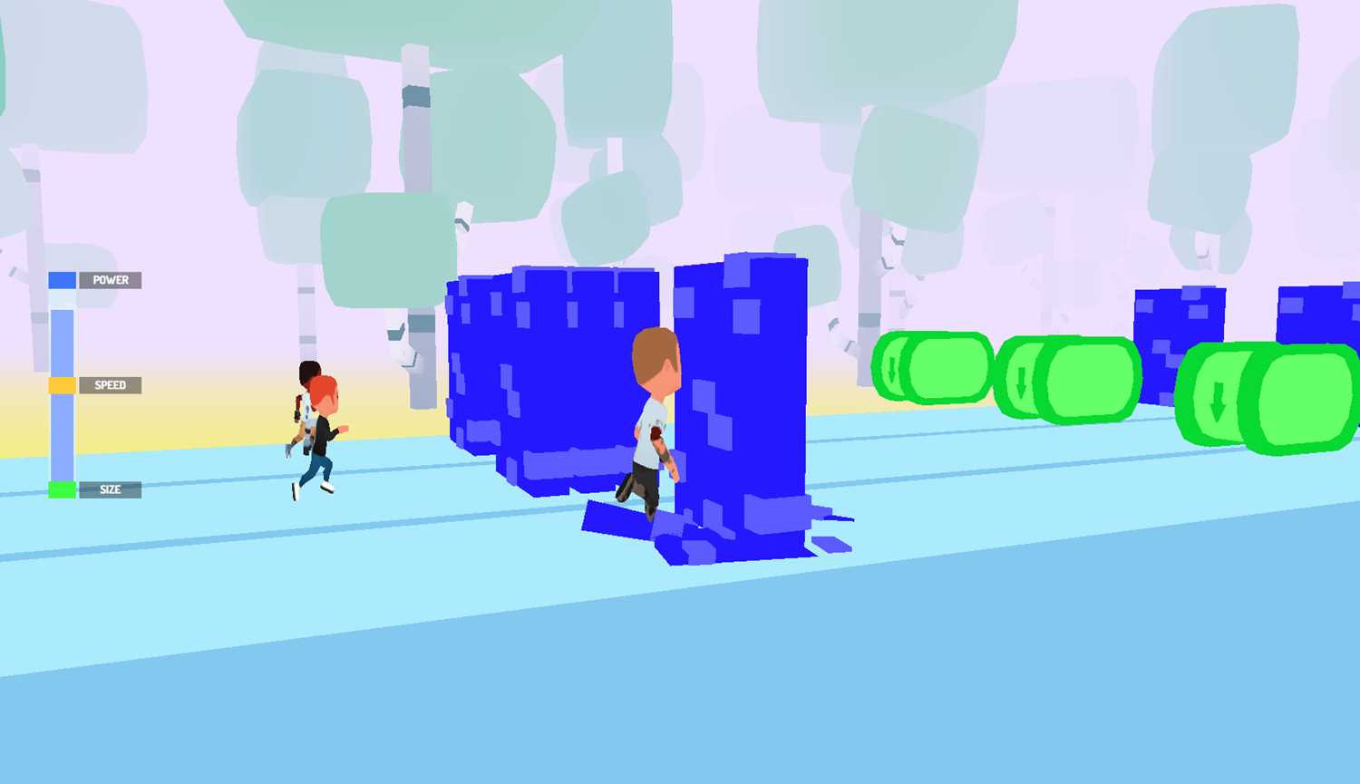 Scalerman Game Level Play Screenshot.