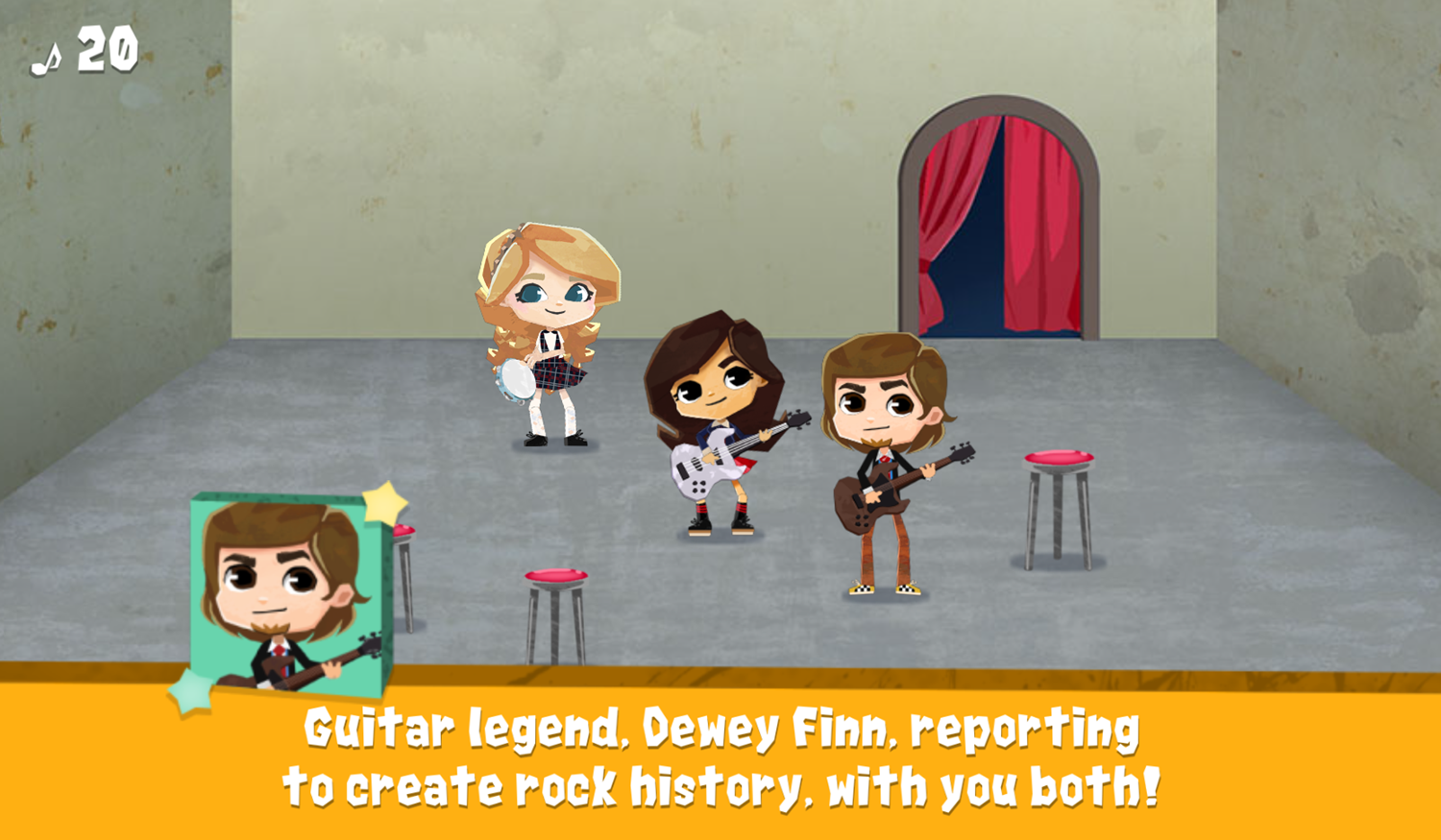 School of Rock Together We Rock Game Member Unlocked Screenshot.