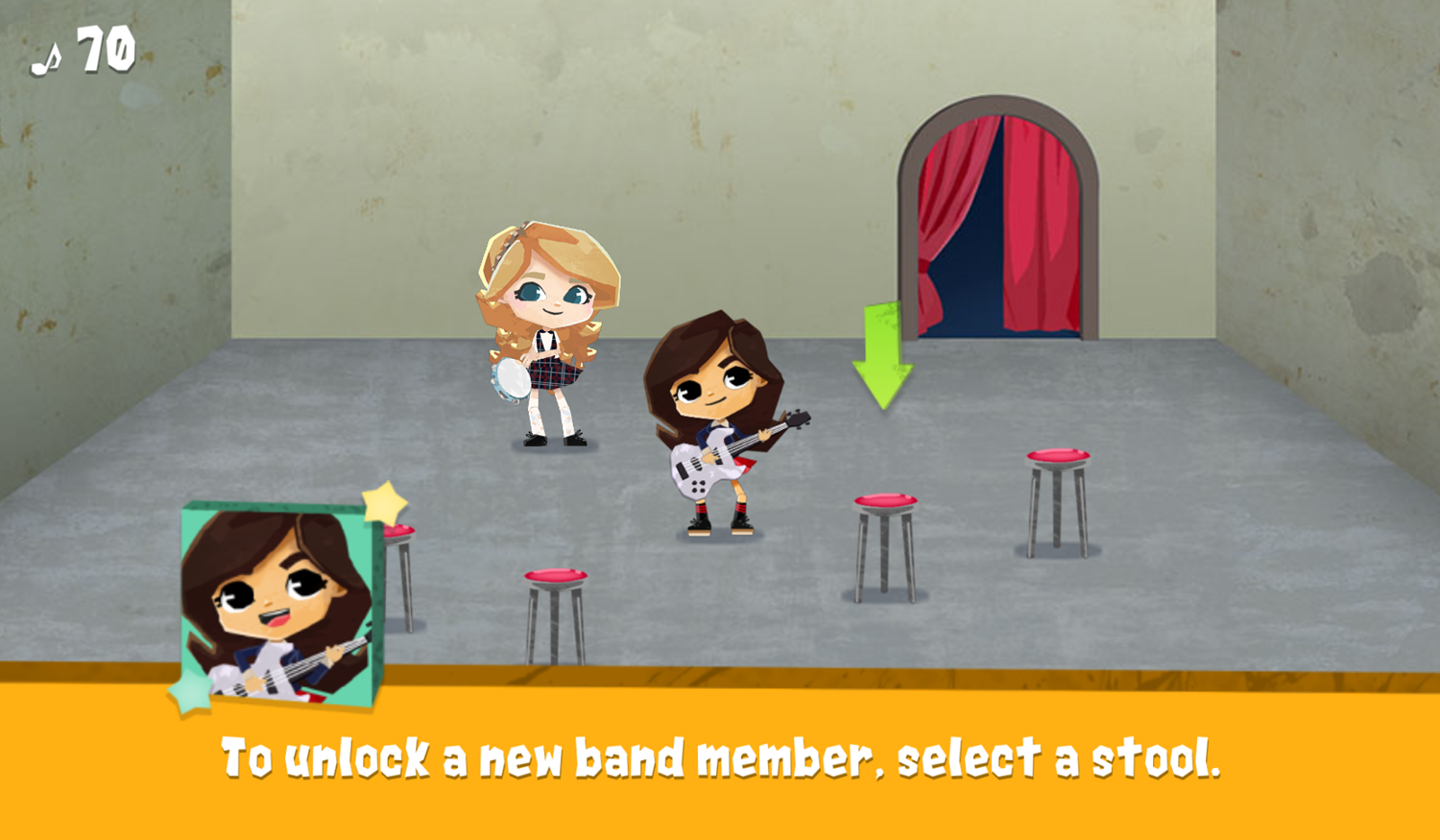 School of Rock Together We Rock Game Unlock Member Screenshot.