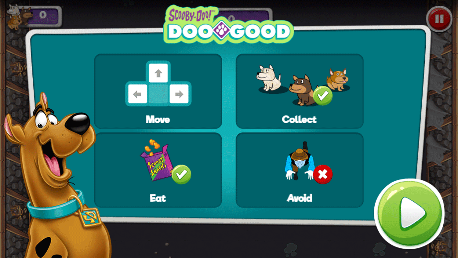 Scooby Doo Doo Good Ruff Rescue How To Play Screenshot.